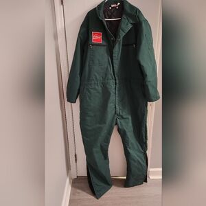 Coca-Cola/Unitog Dark Green Quilted Coveralls , Size 2XLT